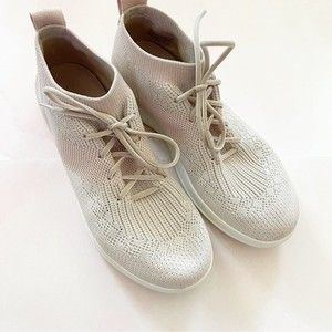 Fitflop Women's Uberknit Pink High Top Sneaker